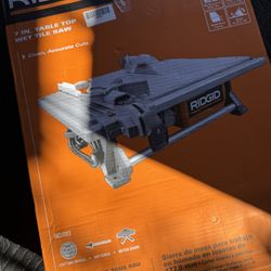 7” Table Top Wet Tile Saw