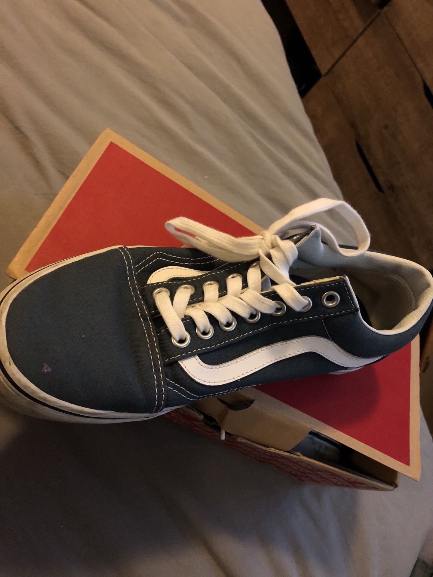 Dark blue Vans