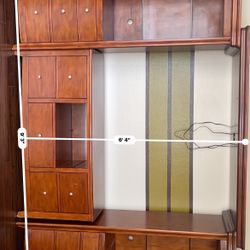 SHELVES/DRAWERS SETUP  (breaks into 4 pieces)