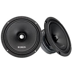 Orion CM854 8" 300W RMS  Midrange Speakers 1200W Max 4 Ohm PAIR