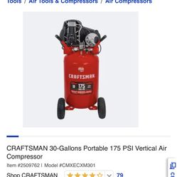 30 Gallon Compressor 