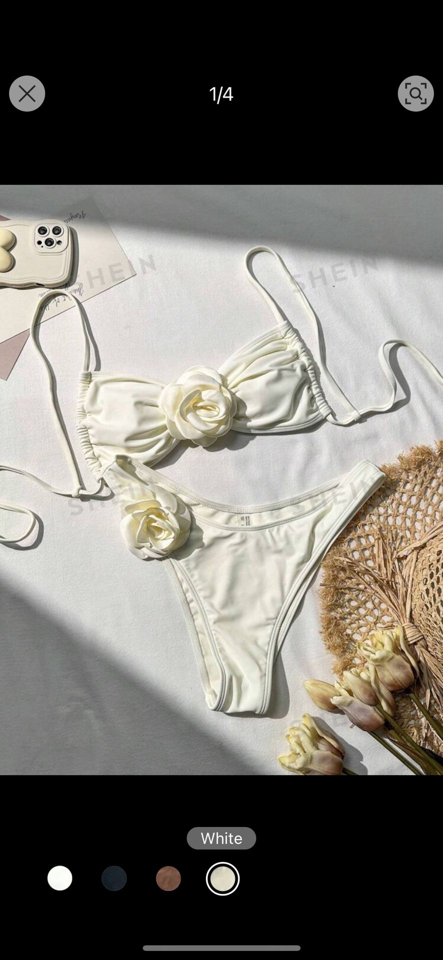 New 3D Floral Bikini