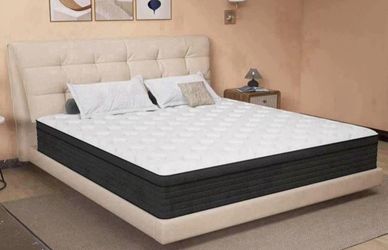 12"Queen size Memory Foam and Innerspring Hybrid Mattress in a Box with Individual Pocket Spring for Motion Isolation & Silent Sleep, CertiPUR-US