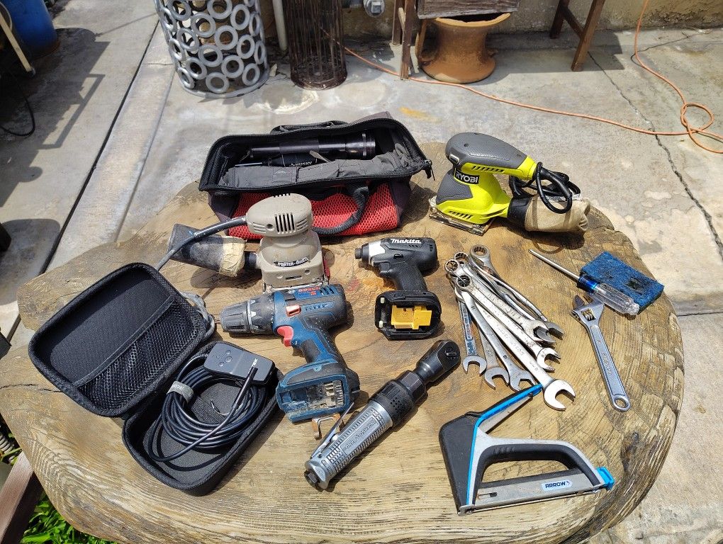 Air Ratchet Drills Tools With Bag