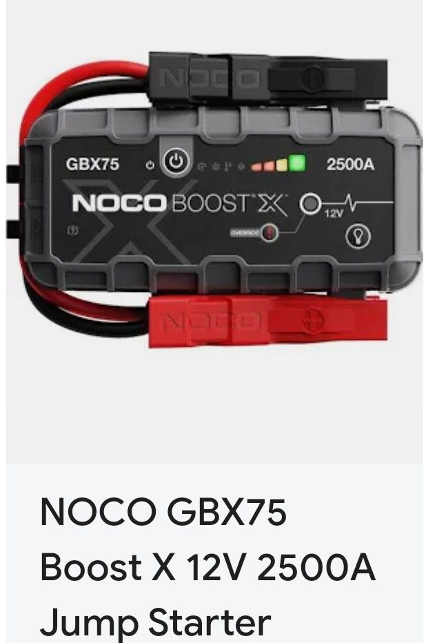 Noco Boost Jump Starter 2500a Gbx75
