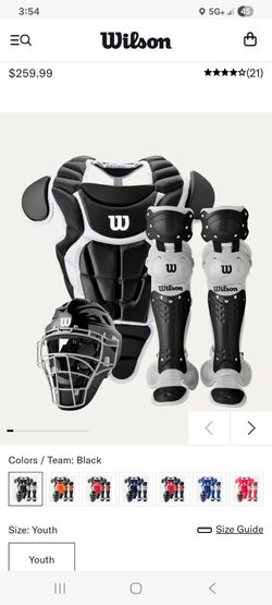 Youth Catchers gear.