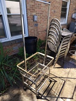 Laundromat rolling basket $30 obo