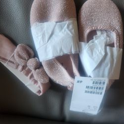 Infant Shoes And Bow Set (H&M) 