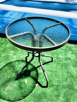 New Patio Table 24” Wide 27” Tall