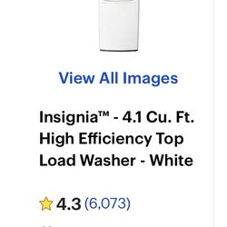 Insignia washer 4.1 Cc.Ft