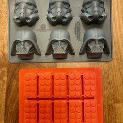 Star Wars Vader/Trooper And Lego Silicone Molds (set 2)