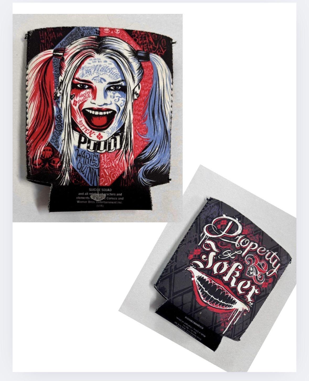 DC Comics Suicide Squad Koozie Beer Holder Warner Bros Great Condition