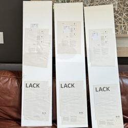Three New Lack Floating Shelves 