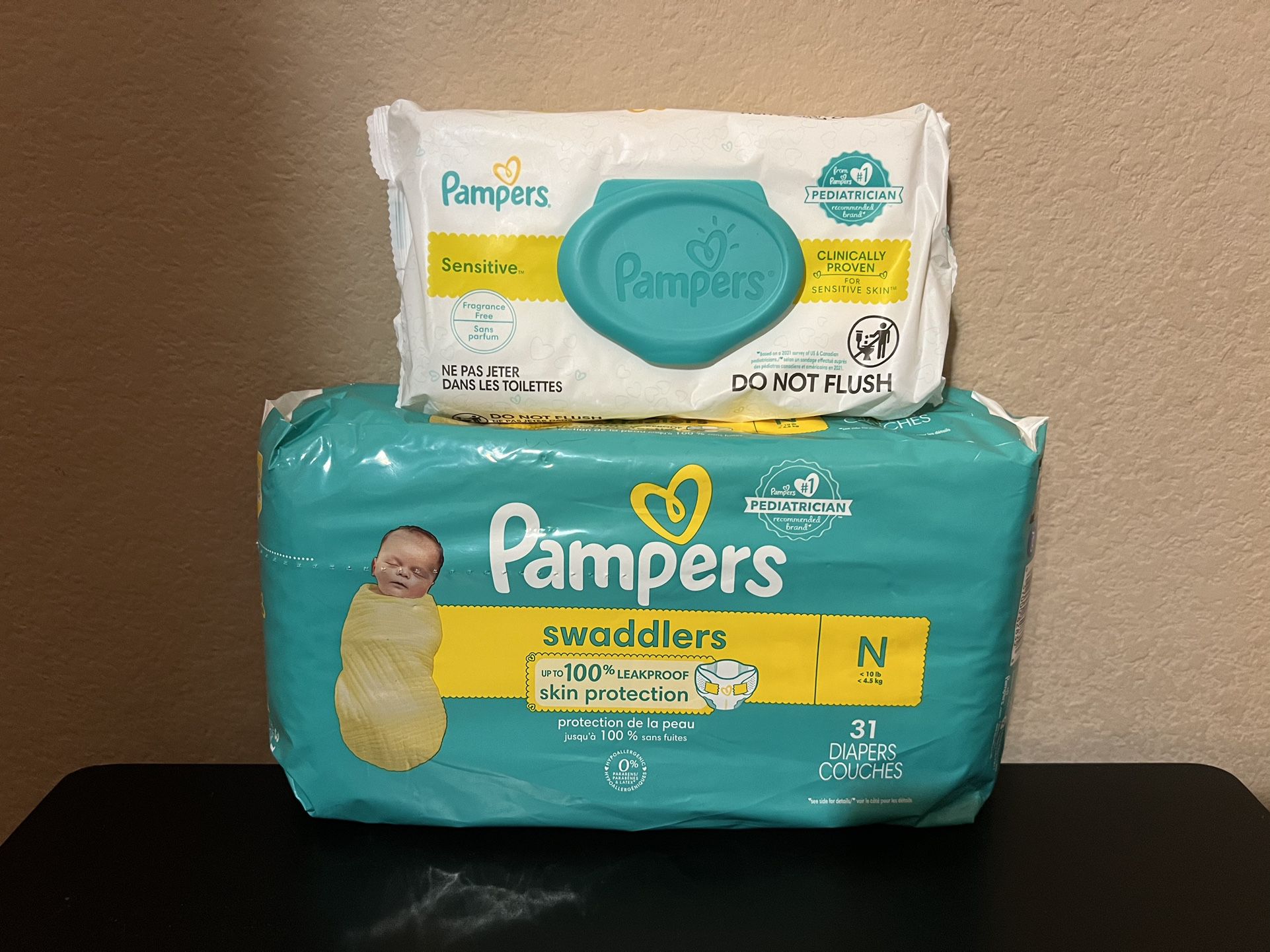 Pampers Diapers And Wipes 2x$10