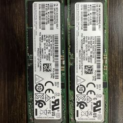 256GB NVMe SSD drive (Samsung MZVLB256HBHQ-000L7)