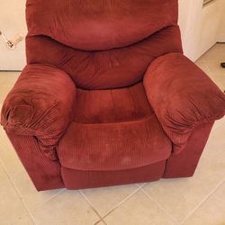 2 Red Recliners