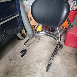 Indian Challenger Passenger Backrest With Luggage  Rack