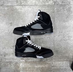 Black metallic Jordan 5