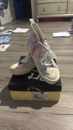 Art class high top tie-dye girls shoe size 13
