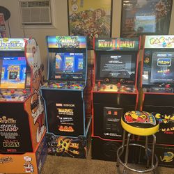 Arcade1Up, 4 Arcades 1 Price (Limited Edition Burger Time Included)