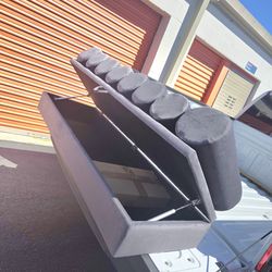 New in Box Ottoman Storage For Your Bedroom 52"×20" Grey Color