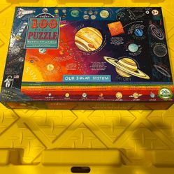 eeBoo Solar System 100-piece Jigsaw Puzzle