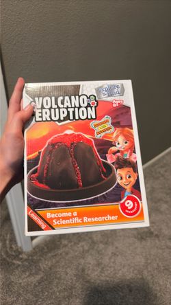Volcano eruption kids science toys