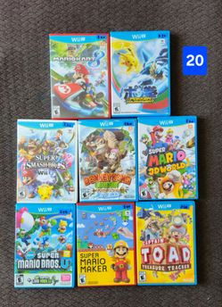Wii U Games – $20 each