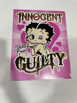 Betty Boop -Tin Sing-Nostalgic Vintage Metal Wall Decor 