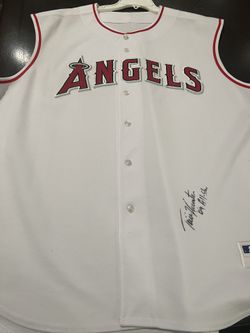 Authentic Majestic 2002 Season Sleeveless, Tori Hunter Autographed Jersey