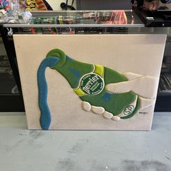 RON BREJTFUS TEXTILE PANEL "PERRIER" ART