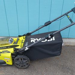 Ryobi Electric Mower With Battery & Charger