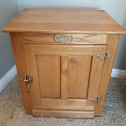 Oak Side Tables/Cabinets