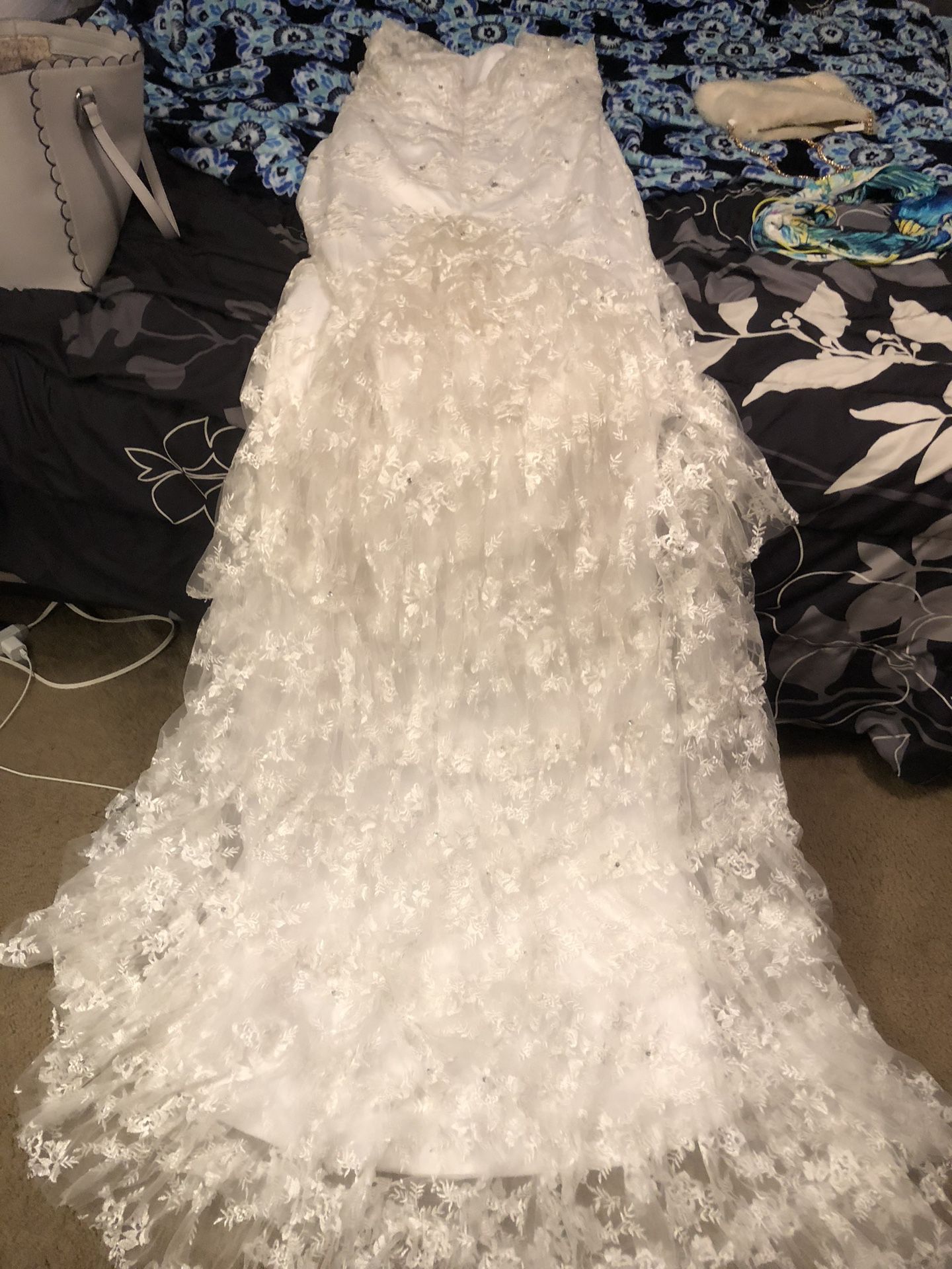 Wedding dress only worn once! Size 10
