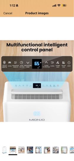 Dehumidifier Purificador de aire