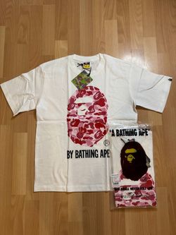 White tee with Pink Camo