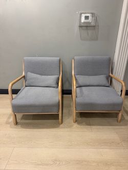 Mid Century Modern accent chairs (2)