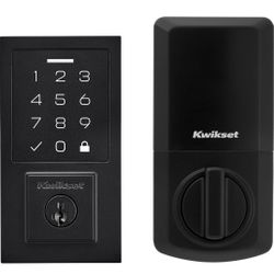 Kwikset SmartCode 270 Keyless Entry Electronic Touchpad Deadbolt Door Lock with Auto-Lock, Custom User Codes, Advanced Security in Matte Black New