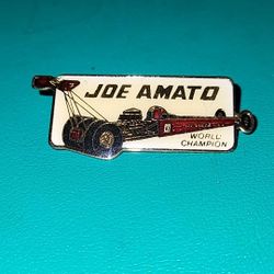 Classic Original Joe Amato Racing Top Fuel Dragster Drag Racing Pin vintage