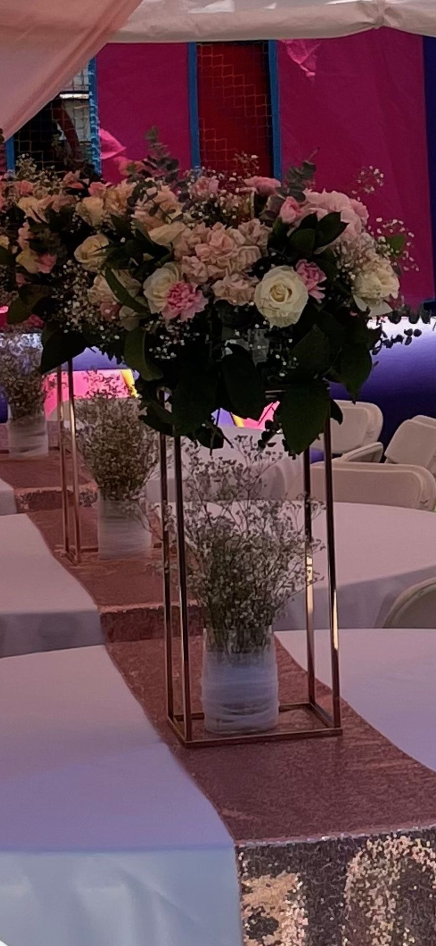 GOLD CENTER PIECES