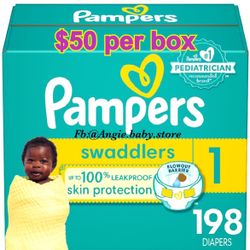 Pampers Swaddlers Size 1 Jumbo Box
