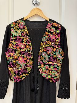 Traditional Colorful trendy Pakistani ladies Koti/ Waistcoat (inner Shirt Not Included)