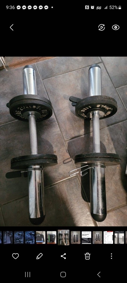 Olympic Dumbells Weights