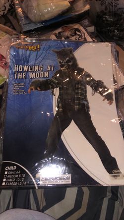 Kids wolf man costume