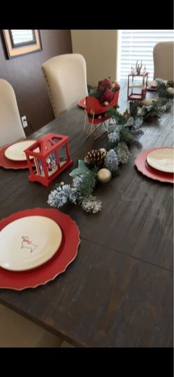 Dining table and chairs