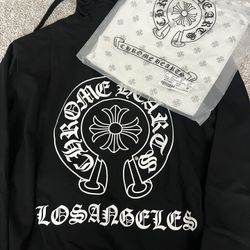 Chrome Hearts black zip up 