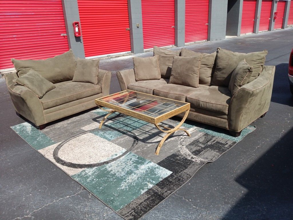 Sofa and Loveseat Set