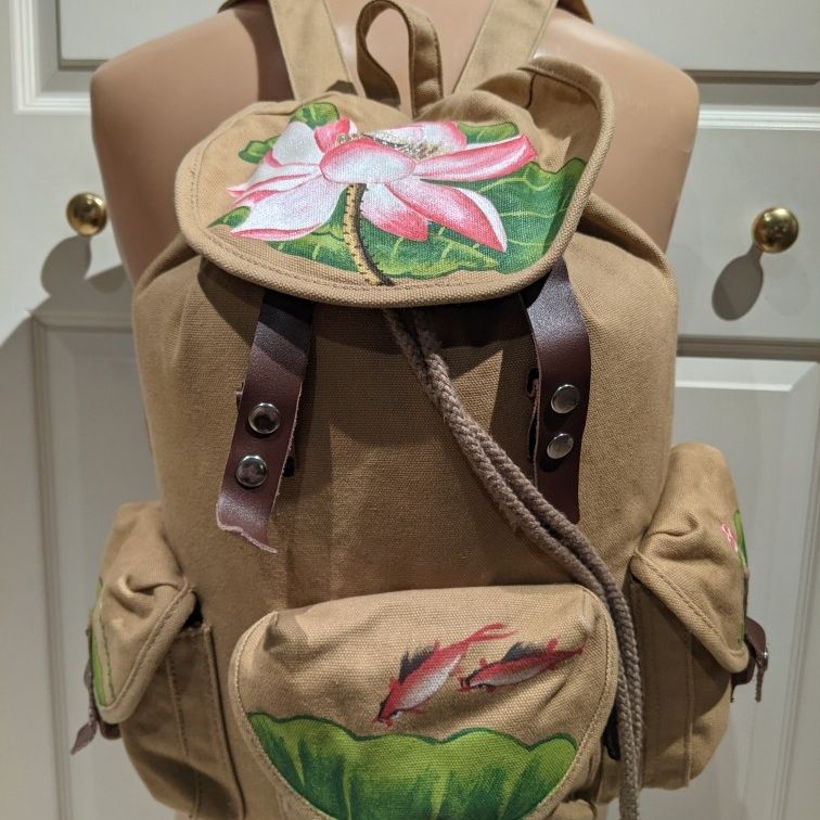 Hand Painted Backpack