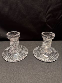 Waterford Crystal Large Taper Candlesticks