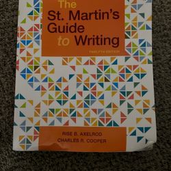 The St. Martin’s Guide to Writing 